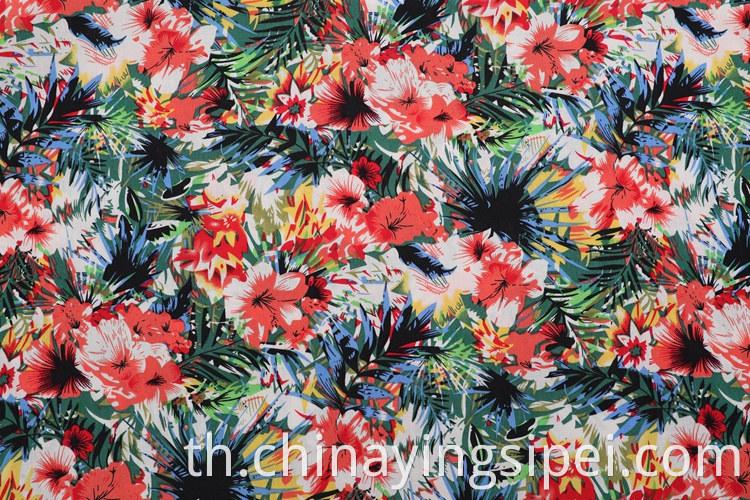 100% Woven Viscose Voile Printed &Dyed Fabrics